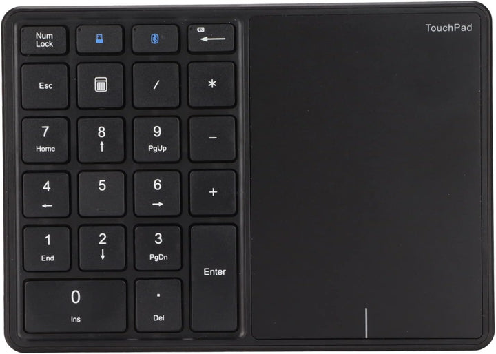 Haofy Numerisches Keypad 21 Tasten mit Touchpad, 500-mAh, Bluetooth & 2,4G, Plug-and-Play für, macOS