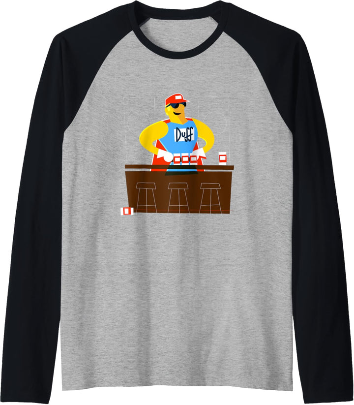 The Simpsons Barry Huffman Duffman Raglan