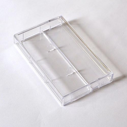 Musik-Cassettenhüllen/Leerhüllen, MC-Kassetten-Hüllen, transparent-hochklar (200 Stück)