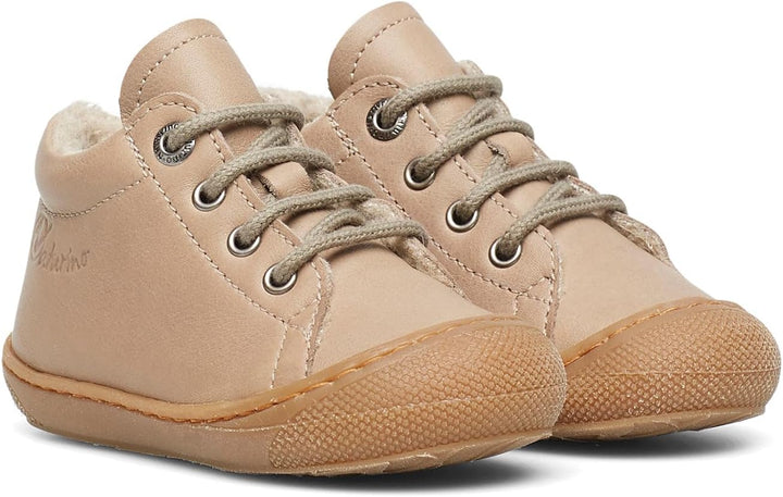 Naturino Cocoon-Lauflernschuh aus Nappaleder-Blau 19 EU Taubengrau Beige, 19 EU Taubengrau Beige