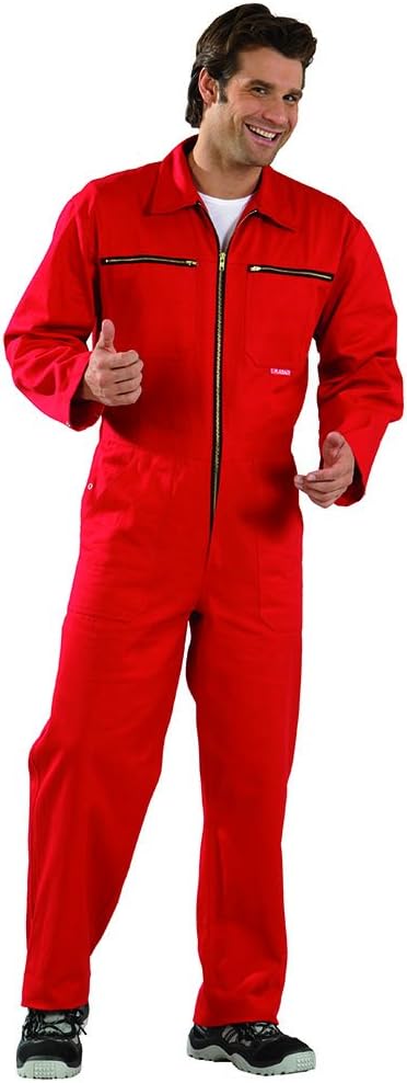 Planam 0128102 BW 290 Rallyekombi, Mittelrot, Grösse 102 Mittelrot 102, Mittelrot 102