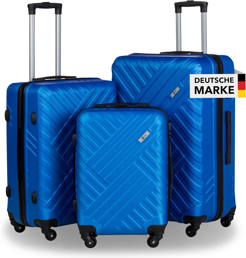 Xonic Design Reisekoffer - Hartschalen-Koffer mit 360° Leichtlauf-Rollen - hochwertiger Trolley mit