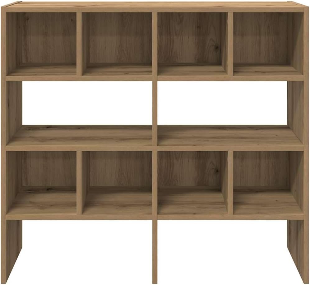 vidaXL Schuhregale 2 STK. Stapelbar Artisan-Eiche 89,5x30x40 cm, Schuhaufbewahrung, Schuhorganizer,