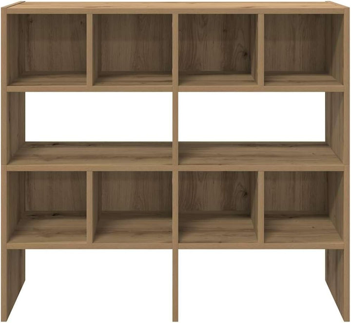 vidaXL Schuhregale 2 STK. Stapelbar Artisan-Eiche 89,5x30x40 cm, Schuhaufbewahrung, Schuhorganizer,