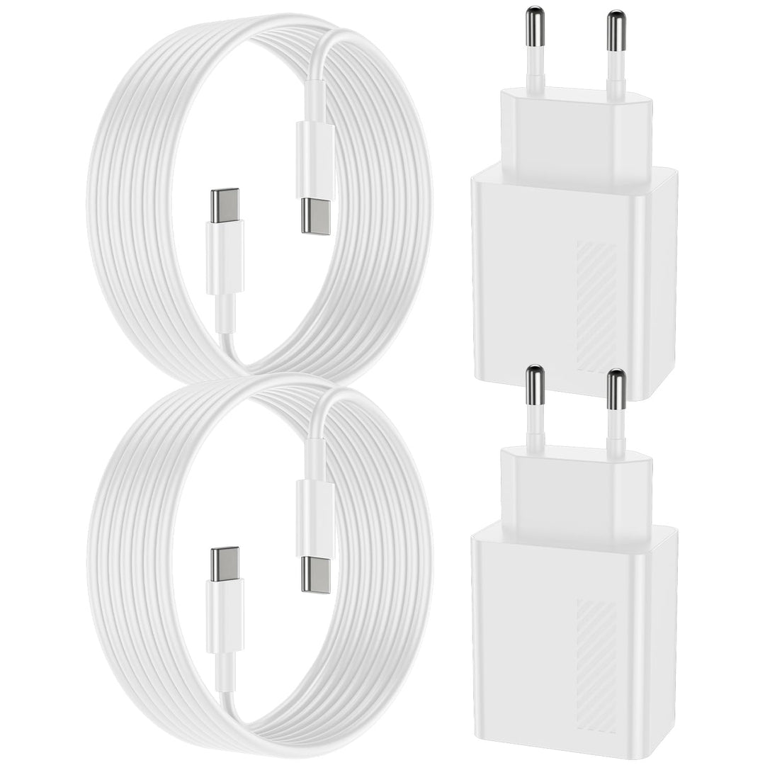 Qalirvis 45W USB C Ladegerät Ladekabel für iPhone 17 Pro Max 17 Air, iPhone 16 16e 15 Pro Max, iPad,
