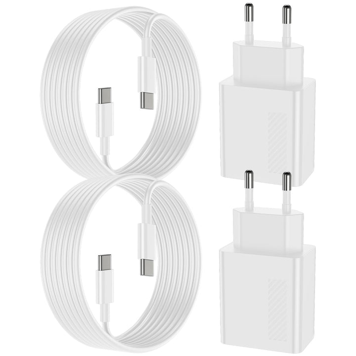Qalirvis 45W USB C Ladegerät Ladekabel für iPhone 17 Pro Max 17 Air, iPhone 16 16e 15 Pro Max, iPad,