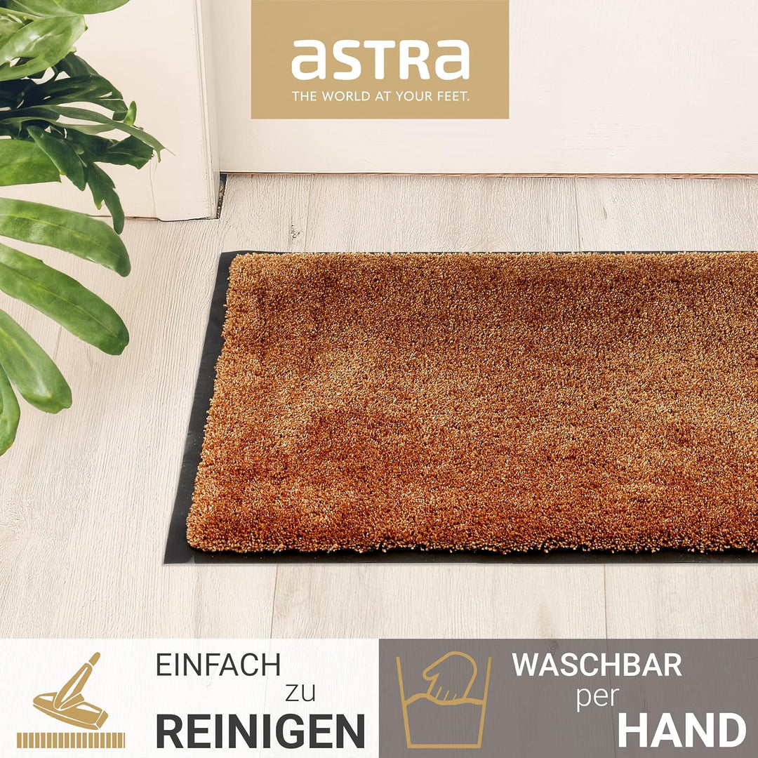 Astra Fussmatte innen rutschfest - Schmutzfangmatte super weich - Läufer Flur waschbar per Hand - Tü
