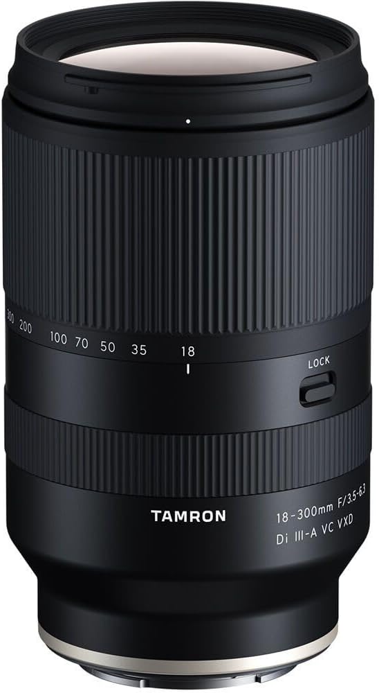 TAMRON B061S 18-300mm F/3.5-6.3 Di III-A VC VXD, Objektiv für Sony E-Mount (APS-C), schwarz & K&F Co