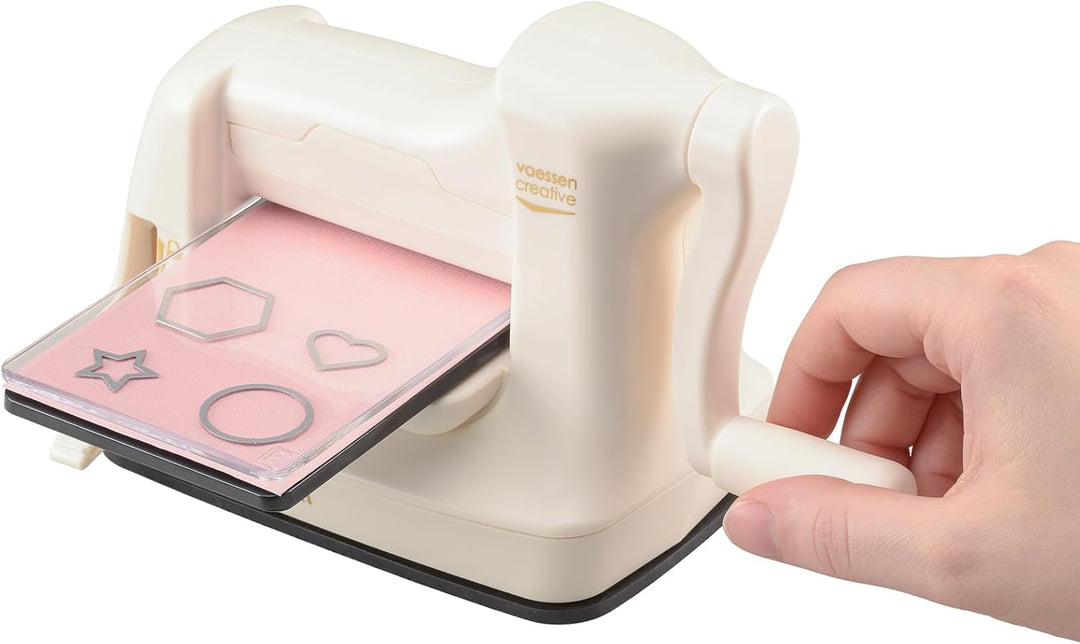 Vaessen Creative Cut Easy Mini Starter Kit, Weiss Cut Easy Mini (7,5cm), Cut Easy Mini (7,5cm)