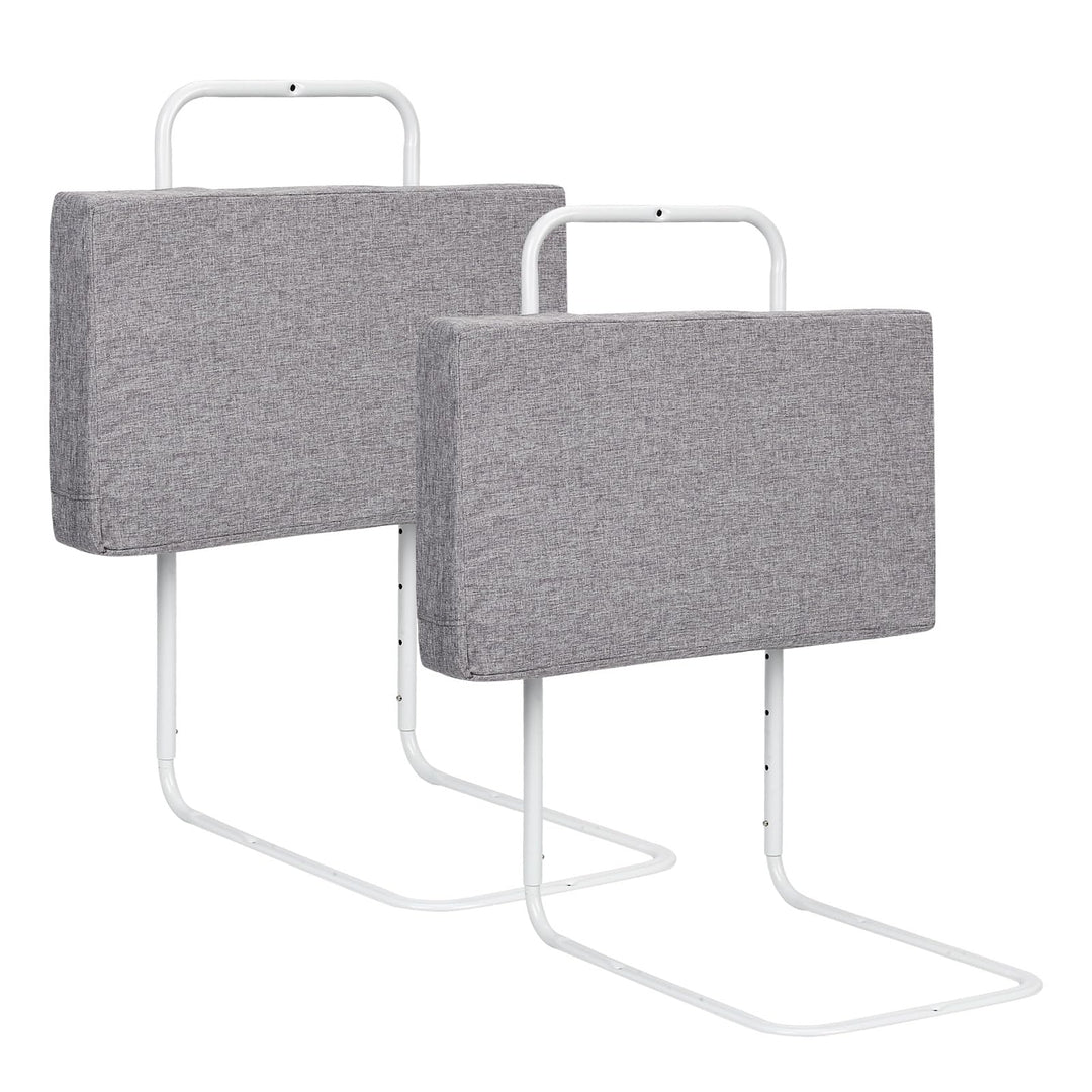 Ansobea 2X Bettgitter 50cm Bettschutzgitter für Kinderbett, Rausfallschutz Bett Bettgitter, Weich Hö