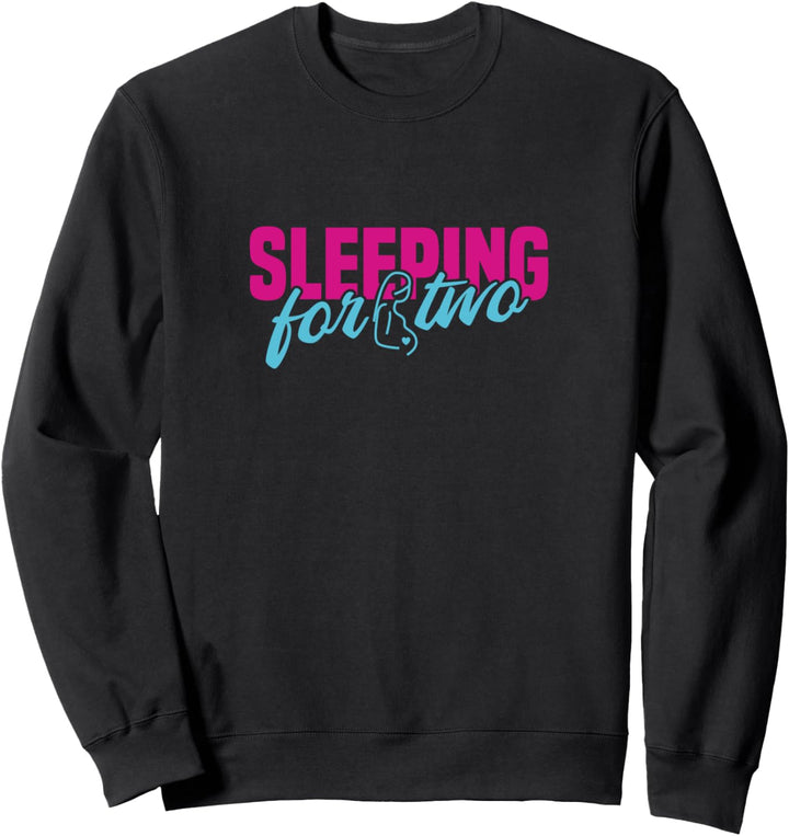 Müde schlafende Mutter Schwangere Mutter Schwangerschaft Sweatshirt