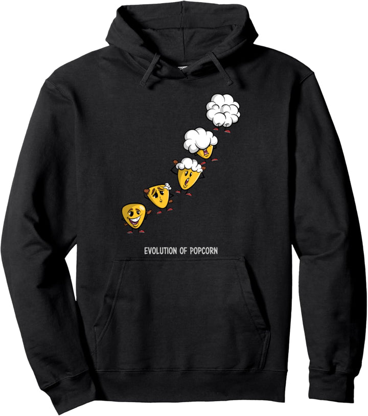 Evolution Of Popcorn - lustiges Mais Filmabend Kino Geschenk Pullover Hoodie