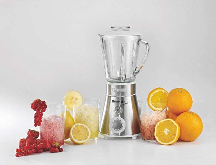 Ariete 561 Blendy Metal - Mixer mit Edelstahlklingen - Glasbecher 800 ml - 2 Geschwindigkeiten + Pul