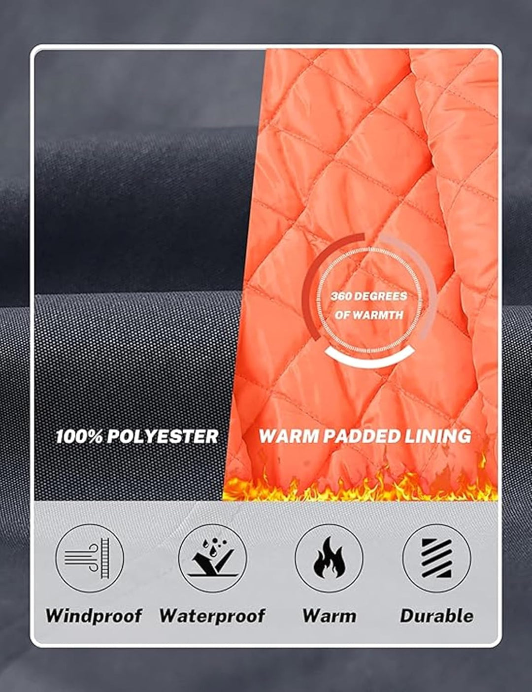 MoFiz Bomberjacke Herren Warm Gefüttert Winterjacke Übergangsjacke US Fliegerjacke Militär Bomber St