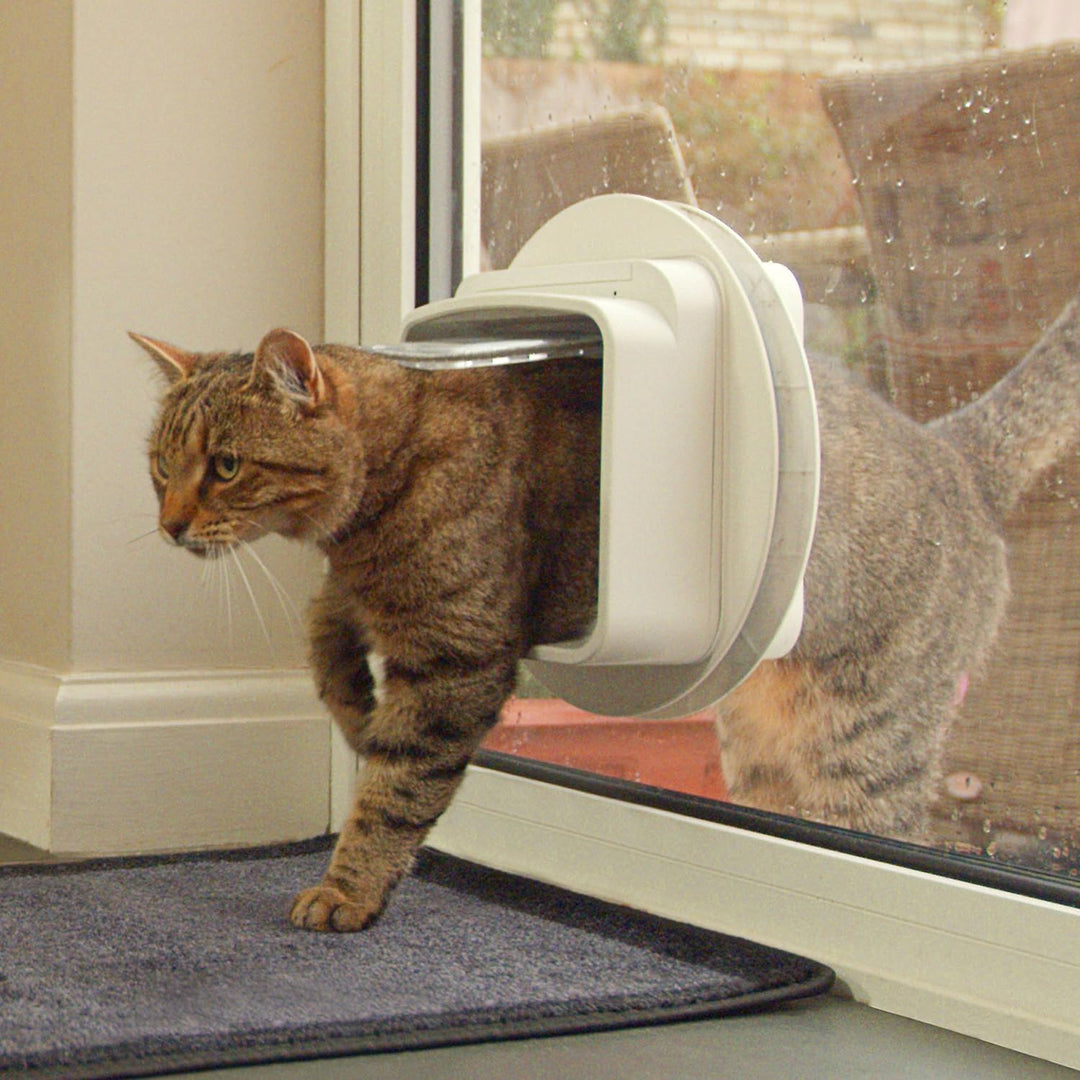SureFlap DualScan Katzenklappe, weiss 1 Stück (1er Pack)