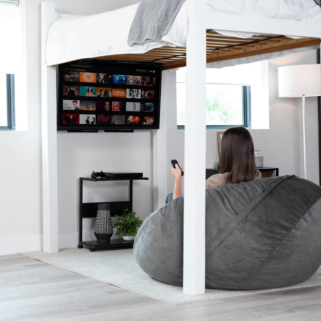VIVO TV-Aufhänger für 61 bis 139,7 cm (24 bis 55 Zoll) Flache und Gebogene Bildschirme, leichtes Sta