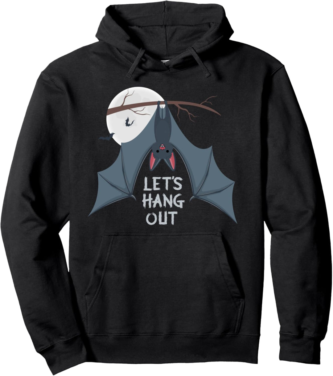 Lustiges Halloween Trick r Treat Shirt: Fledermaus Halloween Kostüm Pullover Hoodie