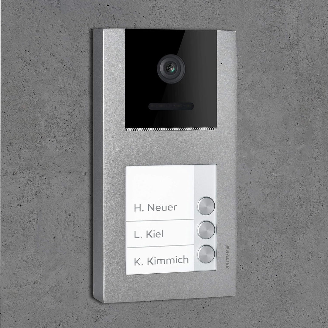 Balter EVO Video Türsprechanlage ✓ Touchscreen 7 Zoll Monitor ✓ Smartphone App ✓ 2-Draht Bus ✓ Aufpu