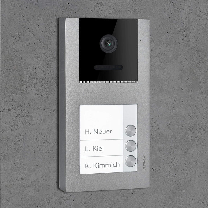 Balter EVO Video Türsprechanlage ✓ Touchscreen 7 Zoll Monitor ✓ Smartphone App ✓ 2-Draht Bus ✓ Aufpu