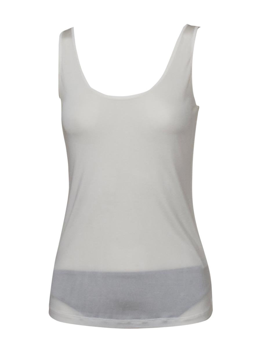 FosterNatur, Damen Träger Top, 100% Seide M Natur, M Natur