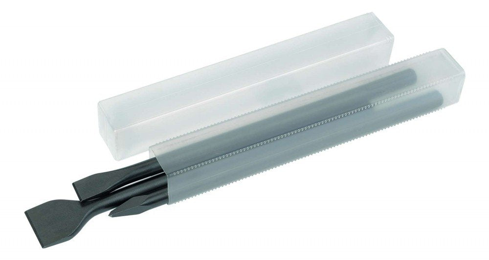 Rennsteig Meissel (Meissel) Set, SDS Max - Flachmeissel 400 x 25 mm, Spitzmeissel 400, Spatmeissel 4