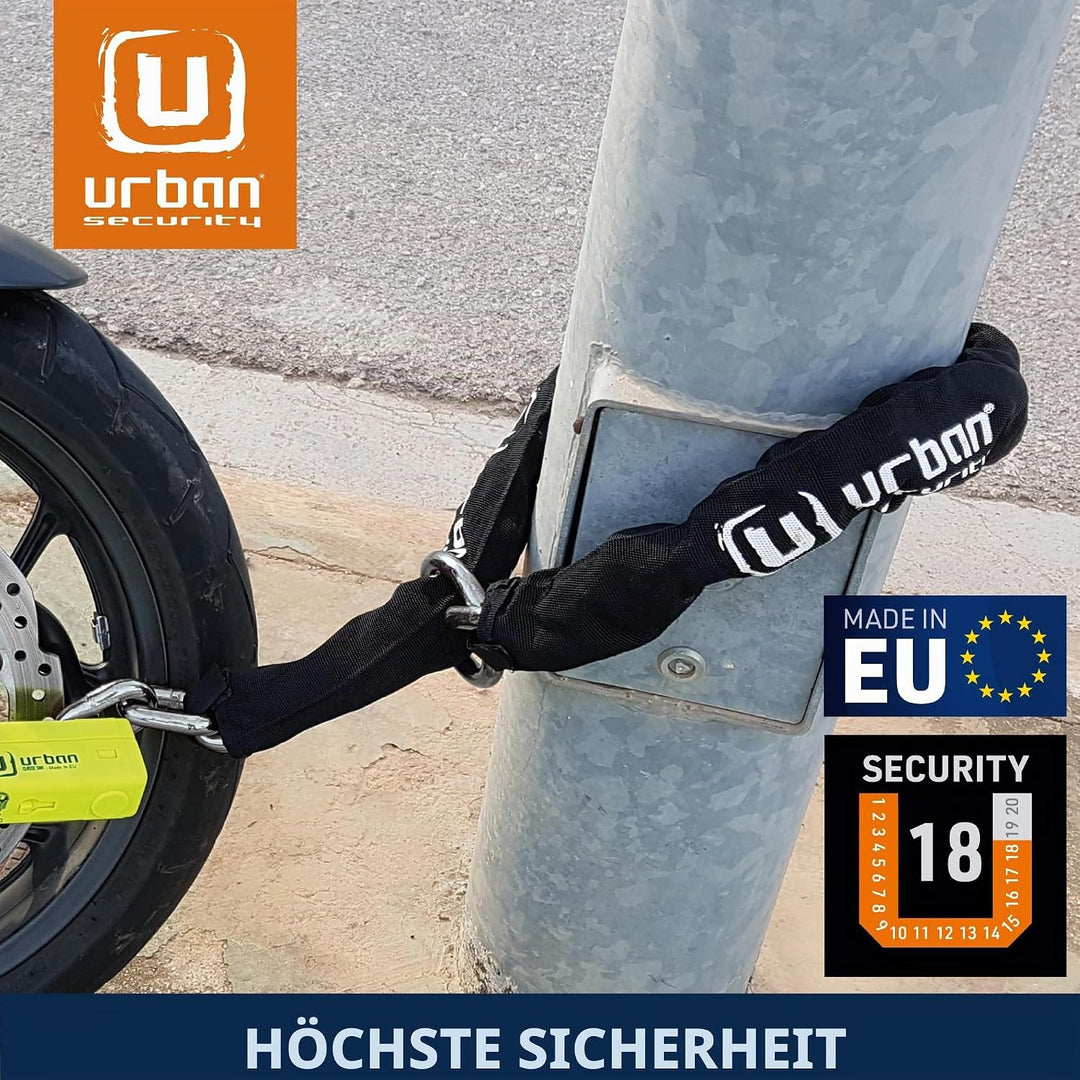 URBAN - Antivol Chaîne Lasso 14Mm L120Cm