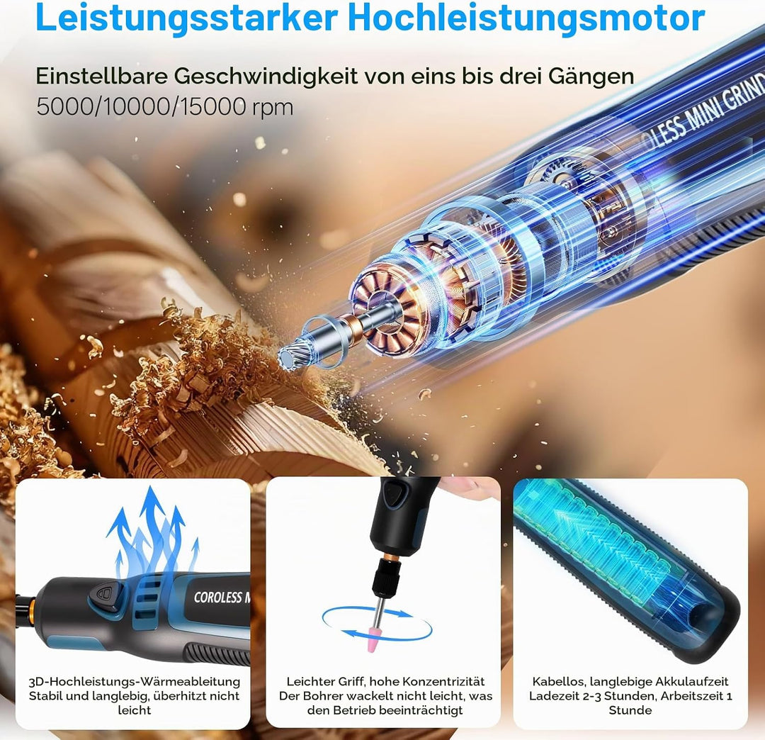 Multifunktionswerkzeug Akku Rotationswerkzeuge Multifunktionswerkzeuge Polierwerkzeug, Gravierstift