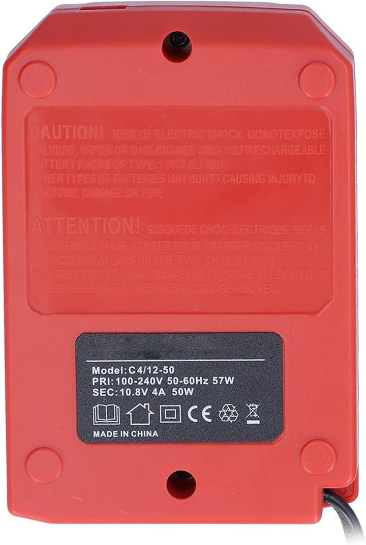 Akkuladegerät Ersatzwerkzeug Kompatibel für Hilti, 12V C4/12-50 100-240V Akkuladegerät(Europäische V