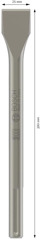 Bosch Professional Flachmeissel SDS-max (10 Stück, Länge 280 mm), 280 mm
