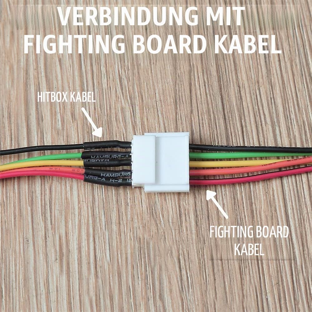 Brook Fighting Board Cable 20-Pin Joystick Harness DIY Builds mit 4-Pin Joystick Harness DIY Builds/