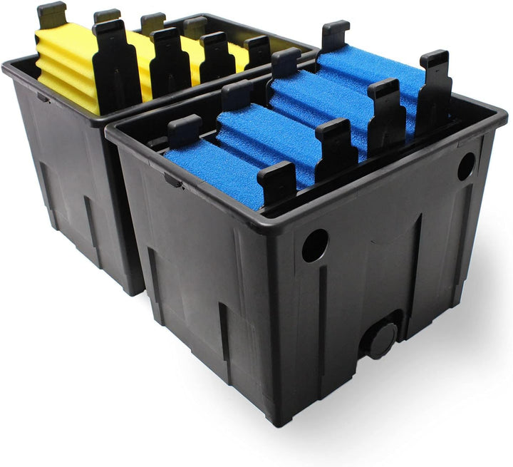 SunSun Komplettset: CBF-350B Teichfilter bis 60000 L Teichfilteranlage Durchlauffilter, NEO6000 Teic