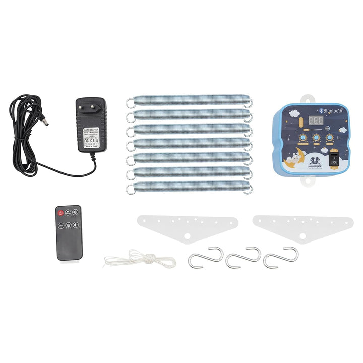 12W Federwiege Motor 7-Feder, Hängend Motor Federwiege Elektrischbis 19 kg, Motor Federwiege, mit 9