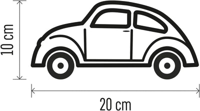 EMOS Dekoratives Auto mit Weihnachtsmann, Schneekugel, warmweiss, für den Innenbereich IP20, batteri