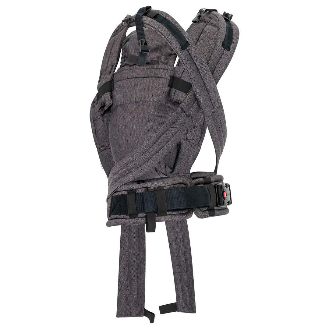 HOPPEDIZ® NABACA® Komfort-Modultrage, Basic-Set London grau-schwarz, London grau