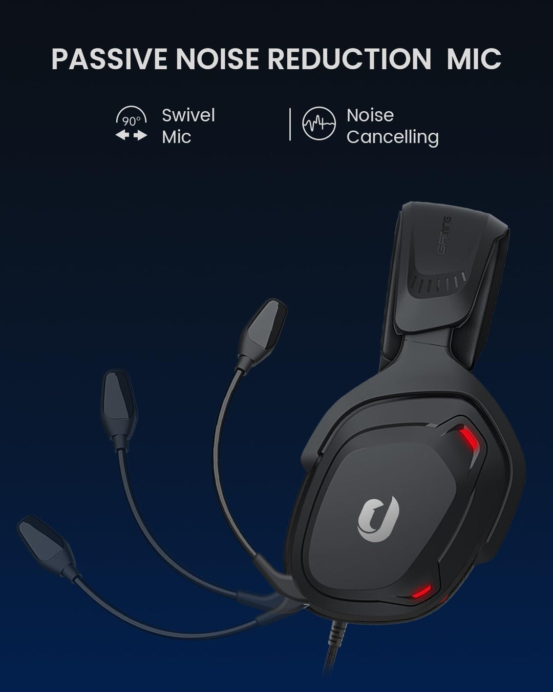 Gaming Headset für PS5 PS4 PC, Kabelgebundenes 3.5mm Gaming Headset Noise Cancelling mit Mikrofon fü