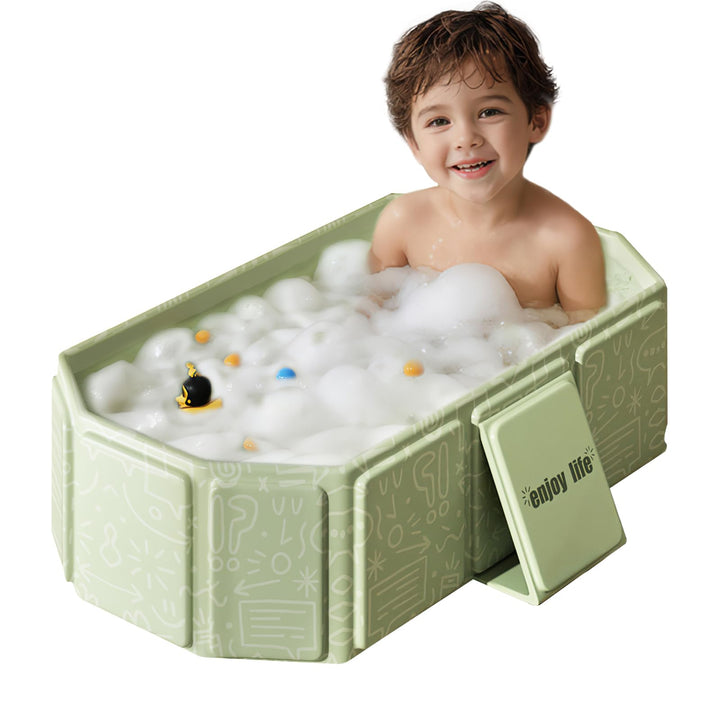 Faltbare Kinderbadewanne – Multifunktionale Badewanne für Dusche, platzsparend und tragbar, ideal fü