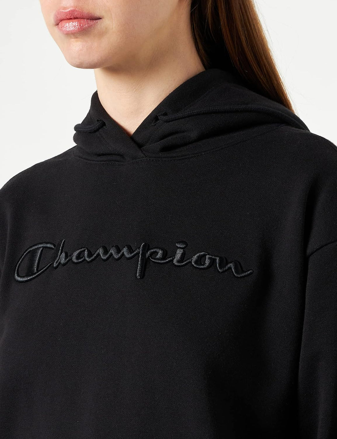 Champion Damen Kapuzenpullover, Schwarz