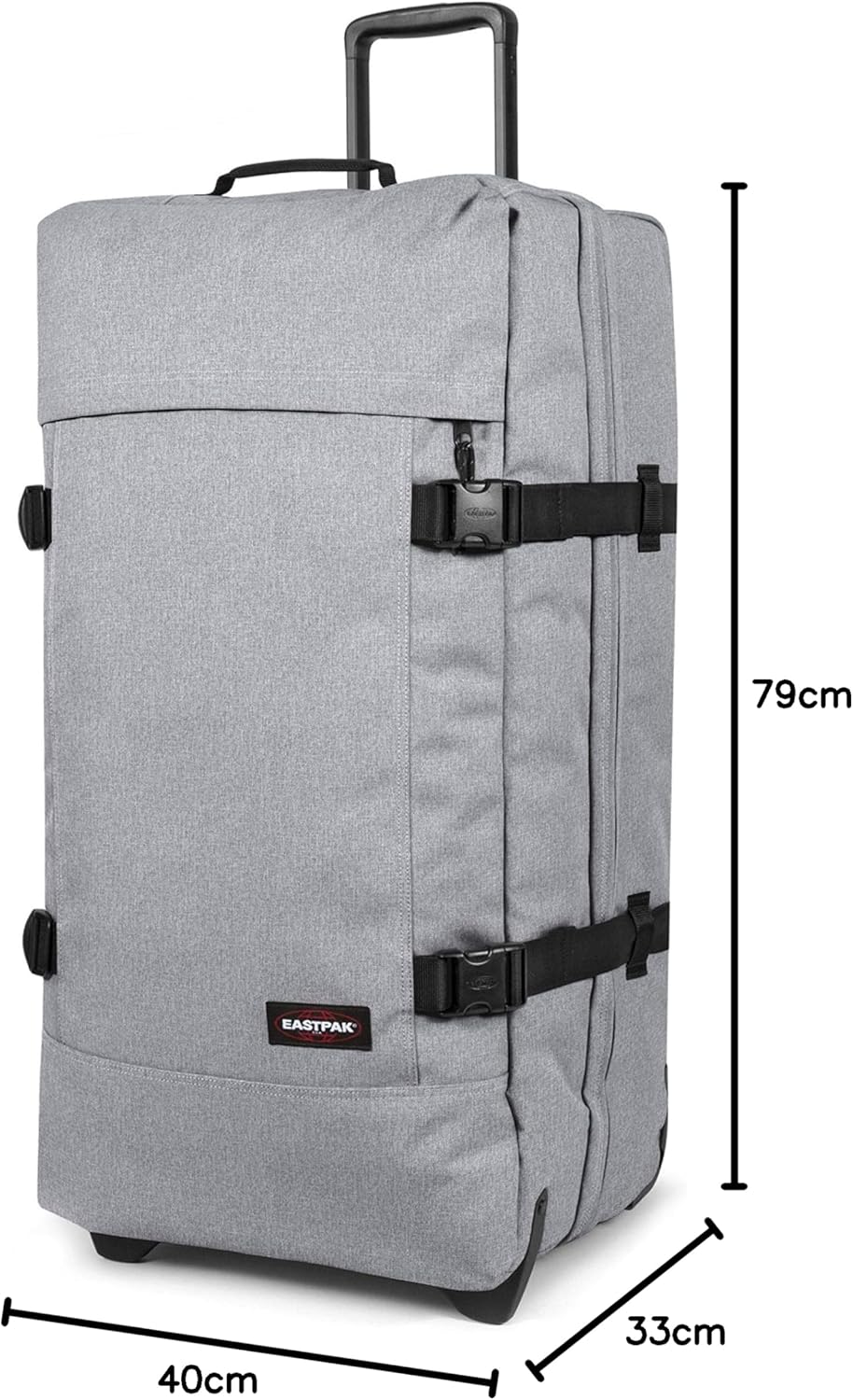 Eastpak TRANVERZ L Koffer, 79 x 40 x 33 cm, 121 L Sunday Grey, Sunday Grey