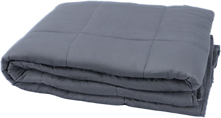 Komfort Gewichtsdecke 150 x 200cm, 7kg – Premium Baumwolle &amp; Glasperlen für Tiefe Entspannung, besse