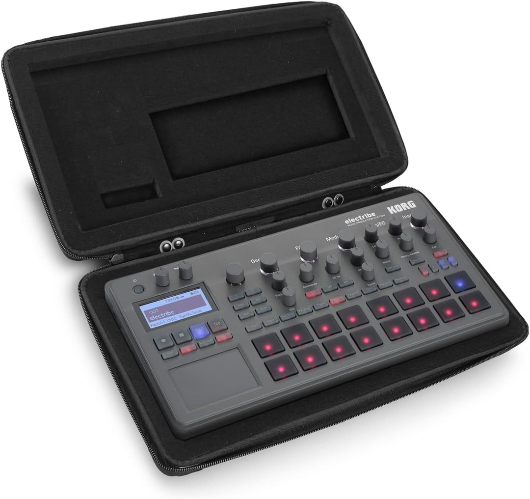 UDG Creator Hardcase für Korg Electribe/Sampler – Eva DuraShock Schutzkoffer, Schwarz (U8434BL) 39.3