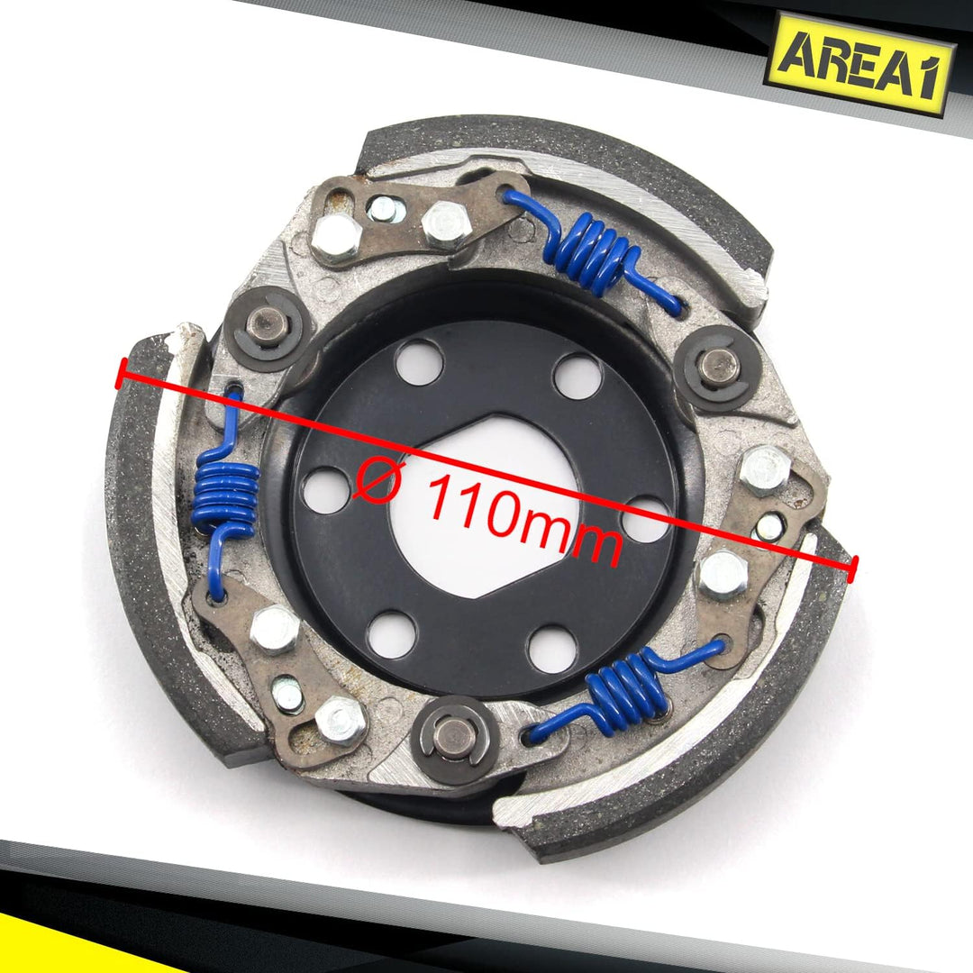 Area1 Tuning Sport Kupplung einstellbar D=112 (110mm) 50ccm 2-Takt kompatibel mit SUZUKI Katana, Sep