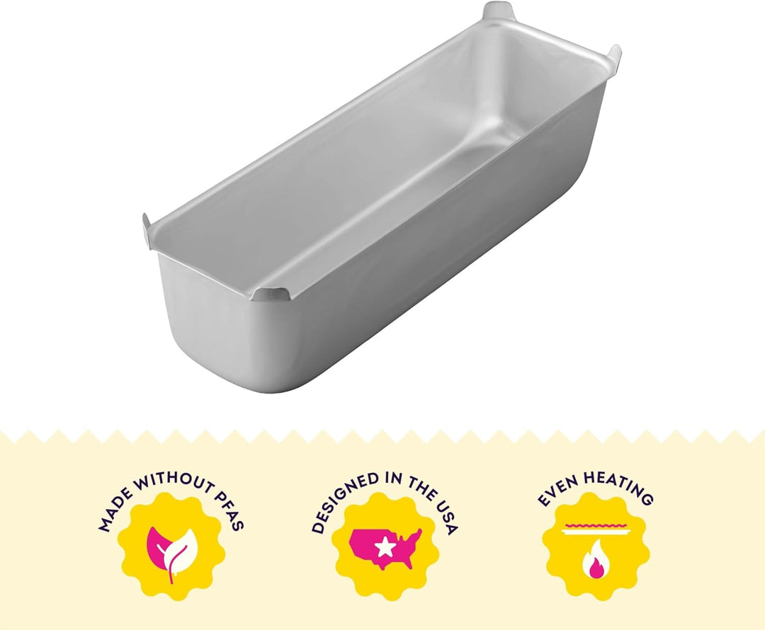 Wilton Performance Pans Brotbackform 40x10 cm: Brotform aus Eloxiertem Aluminium, Backform für Brot