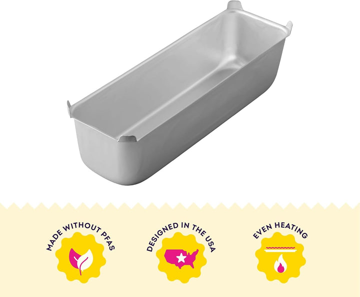 Wilton Performance Pans Brotbackform 40x10 cm: Brotform aus Eloxiertem Aluminium, Backform für Brot