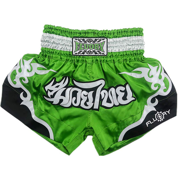 FLUORY Muay Thai Fight Shorts, MMA Shorts Bekleidung Training Käfig Kampf Grappling Martial Arts Kic