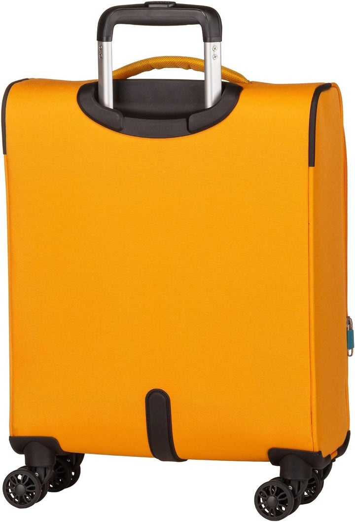 American Tourister Pulsonic - Spinner S, Erweiterbar Handgepäck, 55 cm, 40.5/43.5 L, Gelb (Sunset Ye