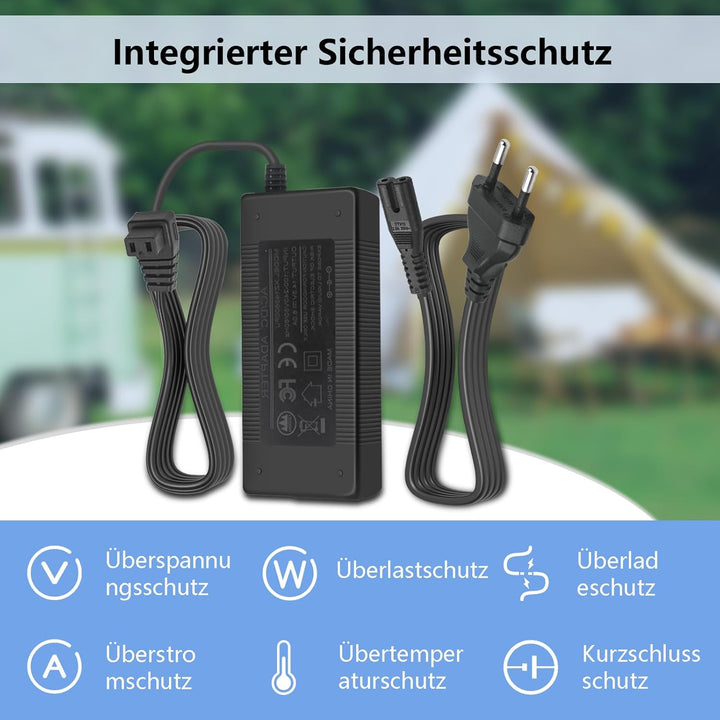 Strom-Ladegerät für Dometic, Waeco Kühlbox, Alpicool, ARB, ICECO, Kesse, CF-18, 230V Adapter, Auto K