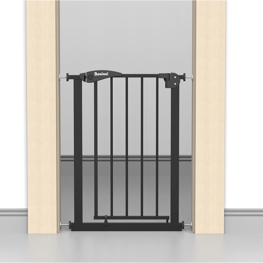 Baninni Fina Sicherheitsgitter, 67 cm bis 75 cm, Schwarz