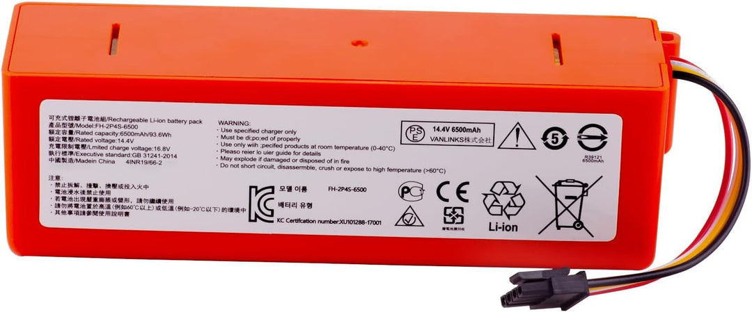 Original ZUIRUNDA Akku Ersatz für Roborock S5 S50 S51 S55 S7 S8 für Qrevo Pro/S/MAX Ersatz für Xiaom