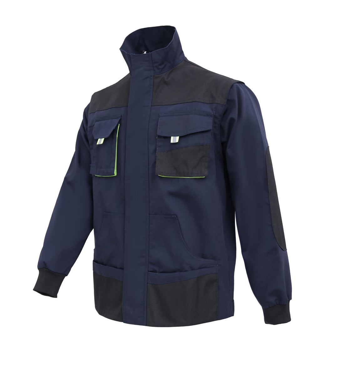 WORK IDEA Herren-Arbeitsjacke mit mehreren Taschen, strapazierfähigem Canvas L Marine, L Marine