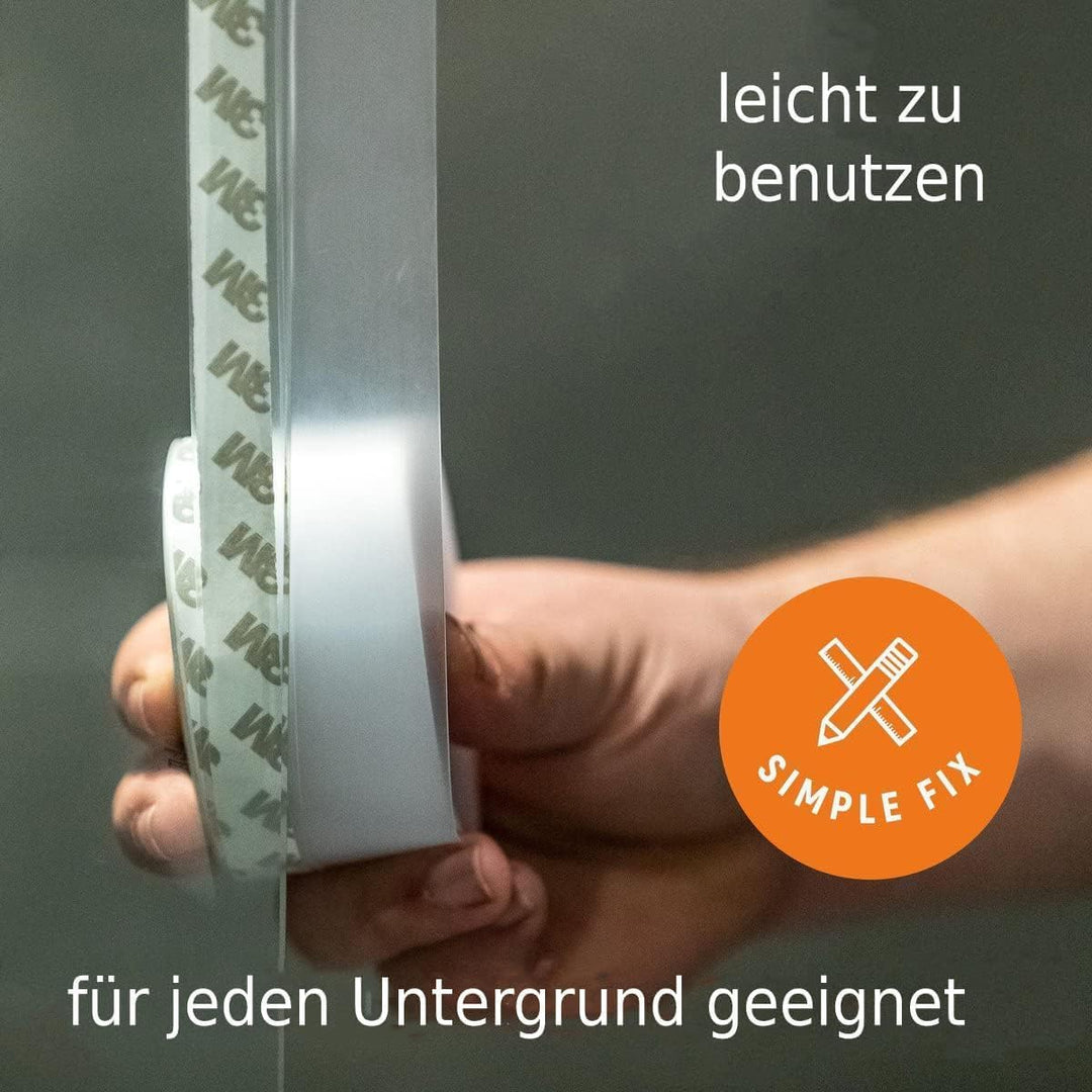 Zugluftstopper für Türen - 500 cm x 4.5 cm - Türdichtung - Zugstopper Haustür und Fenster, Windstopp